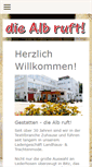 Mobile Screenshot of die-alb-ruft.de