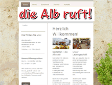 Tablet Screenshot of die-alb-ruft.de